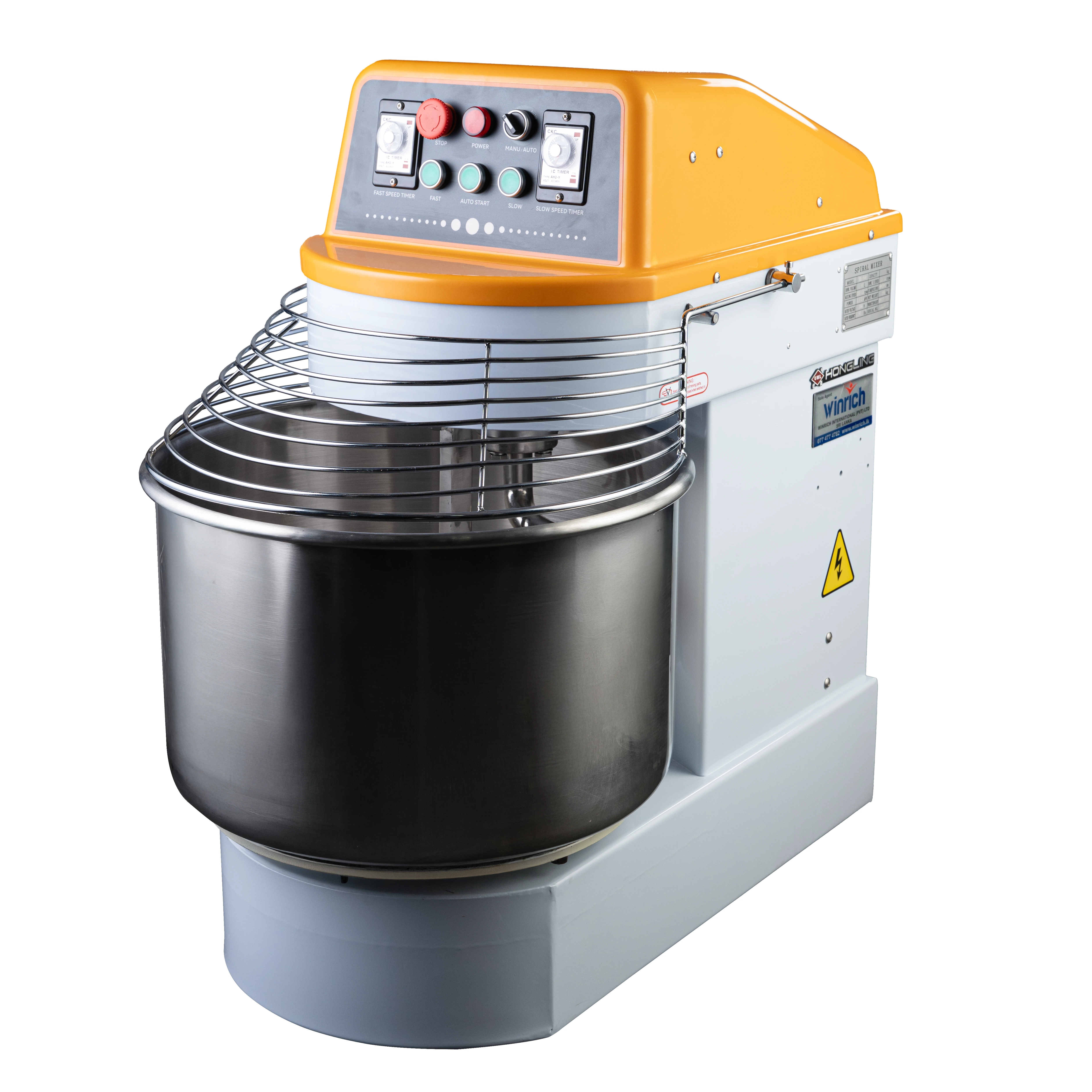 Dough Mixer-20KG - 60L - Three Phase - Thumbnail 1