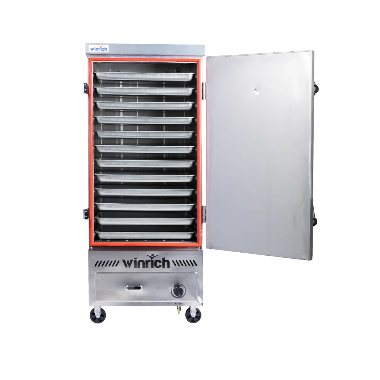 Gas Rice Steamer SS 304 - 12 tray - Thumbnail 3