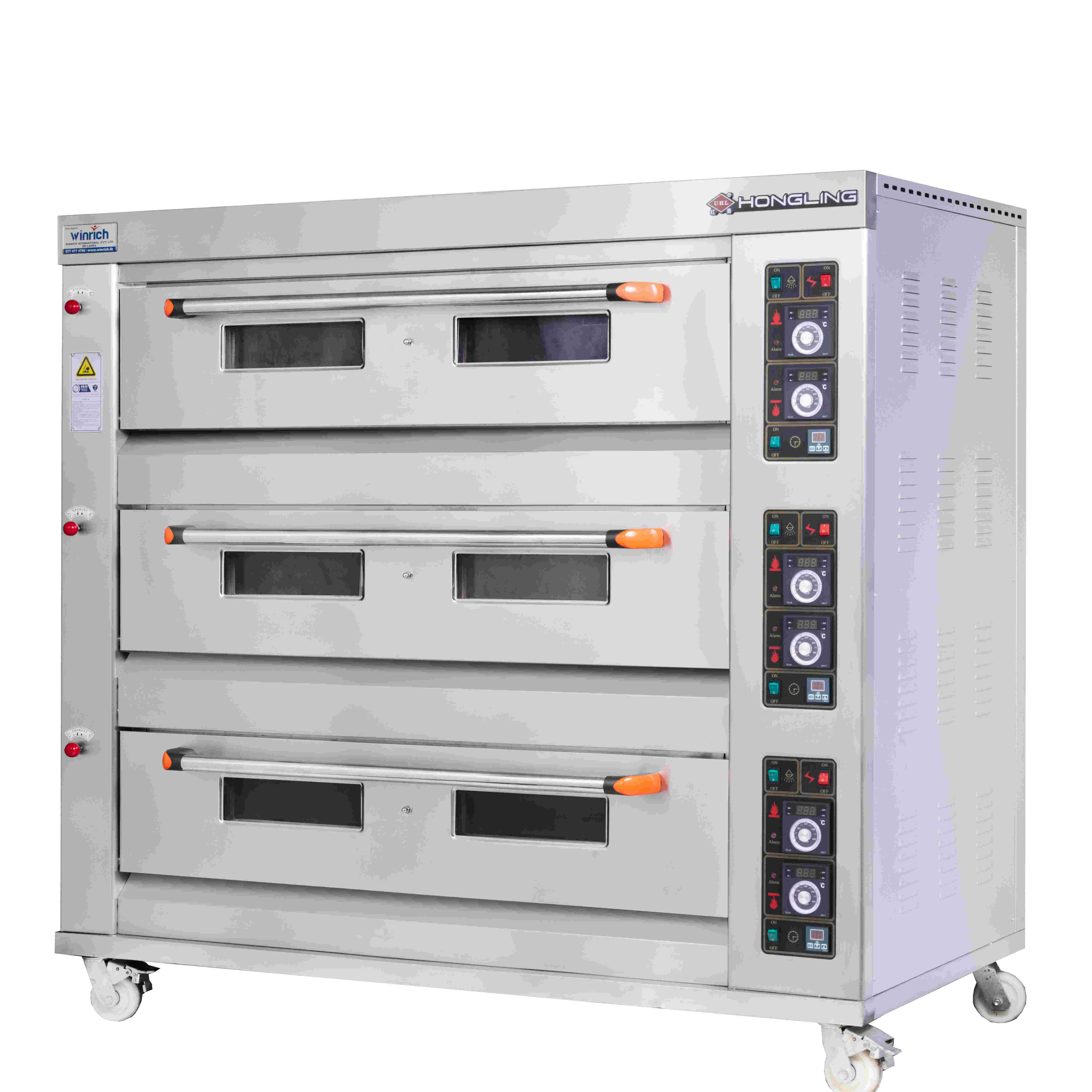 Gas Oven-309-(03 Deck 09 Trays
